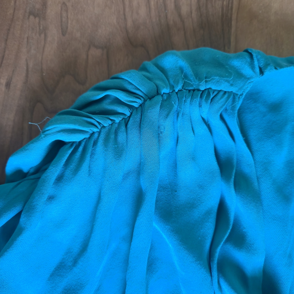 Parker Teal Long Sleeve Mini Dress - Picture 10 of 13